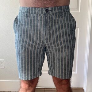 Goodfellow & Co Men's Blue Striped Shorts